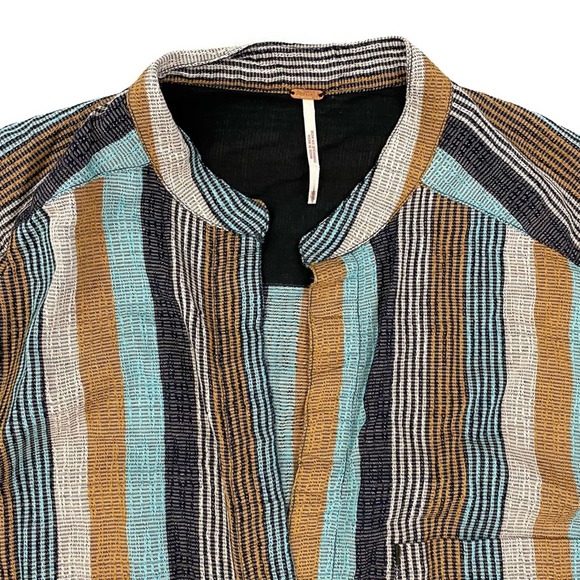 Free People Rugged Riptide Striped Romper XS NWOT - Picture 4 of 8